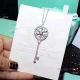Replica T I F F I NY & C o Key Style Necklace with Diamonds (2)_th.jpg